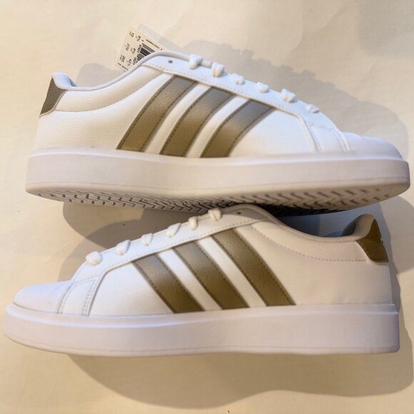 Adidas Grand Court 2.0 sneaker/ Tennis Shoes White/cyber Metallic, various sizes - Picture 2 of 13